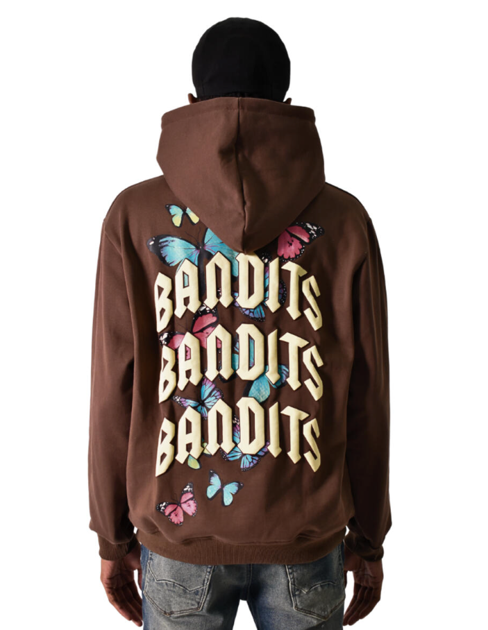 Bandits Hoodie - Fly Free - Cocoa - H4433