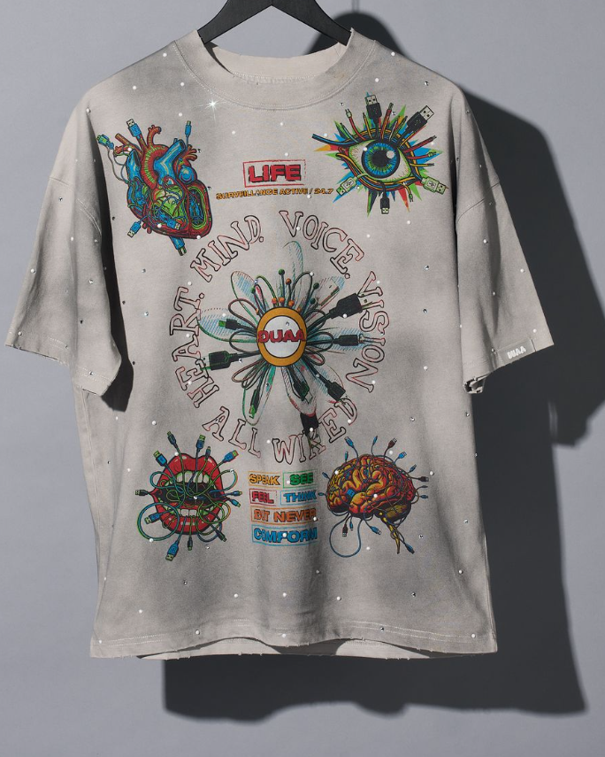 Duaa T-Shirt - New Age - Grey - DTNAG