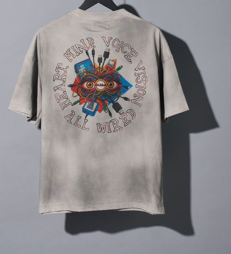 Duaa T-Shirt - New Age - Grey - DTNAG