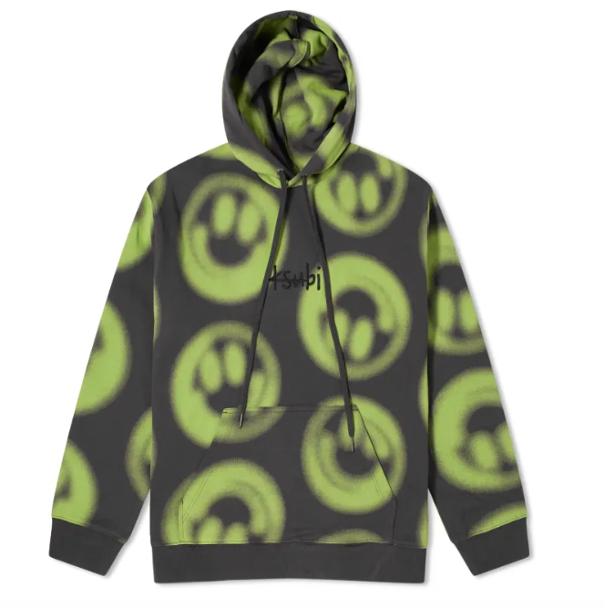 Ksubi Hoodie - BIGGIE - BLACK  - MPS24FL016