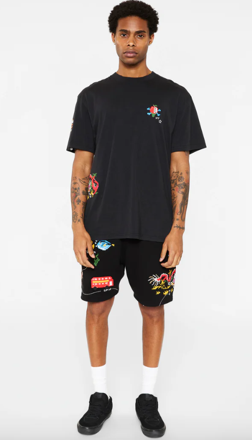 Icecream T-Shirt - Voyager SS Knit - Stretch Limo - 441-4300