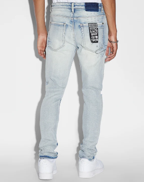 Ksubi Jeans - Van Winkle Globe Cycle - Denim Blue  - MSP24DJ022