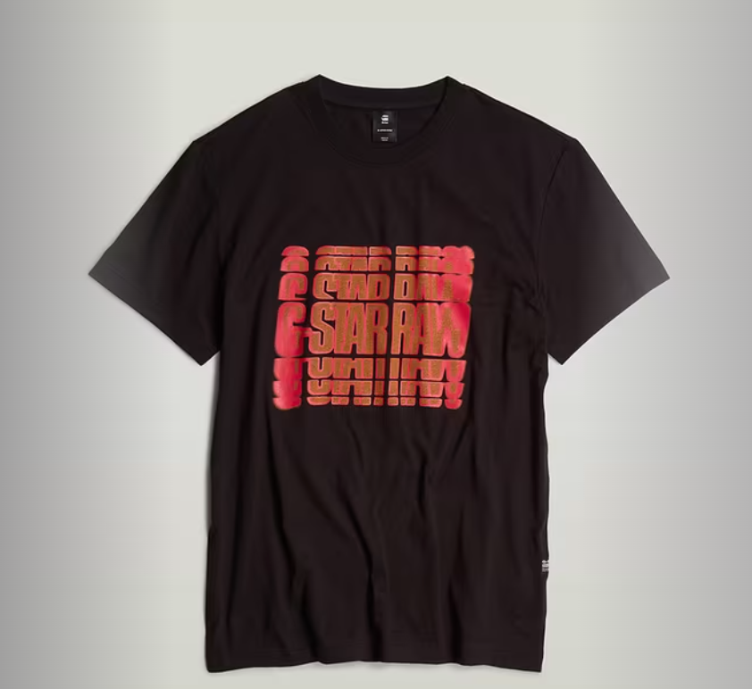 G-Star T-Shirt - Gradient GR R T - Black - D25084-336-6468