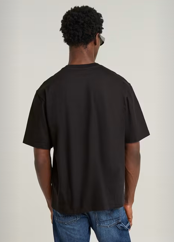 G-Star T-Shirt - Gradient old skool Logo Boxy - Dark Black - D25089