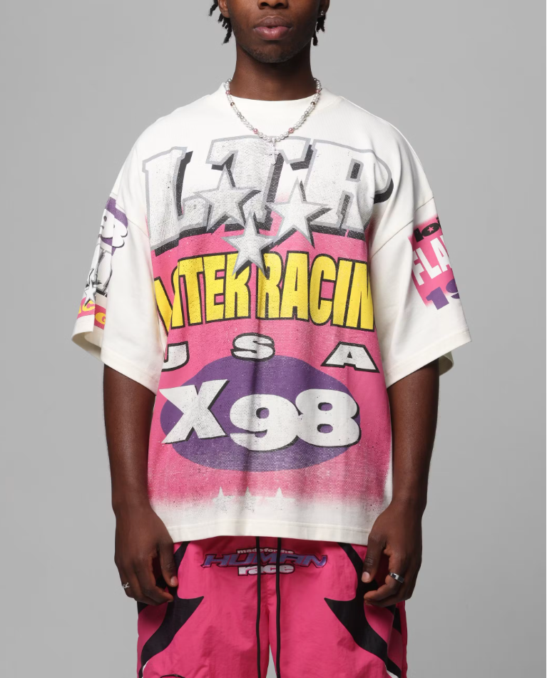 Loiter Shirt - Racer Box Tee - Off White - 02051494O007L