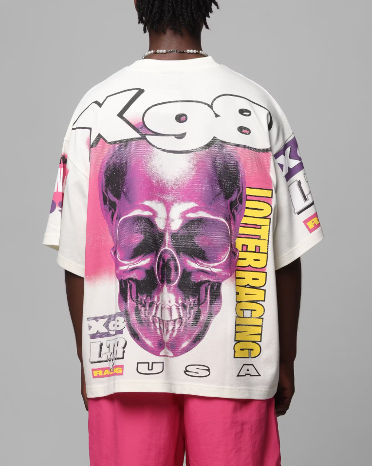 Loiter Shirt - Racer Box Tee - Off White - 02051494O007L