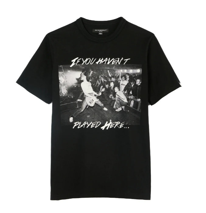 Cult Of Individuality Shirt - Short Sleeve Crew Neck Tee "Play Here" - Black - 625A5-K794