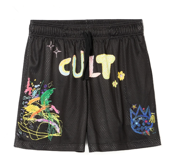 Cult Of Individuality Shorts - Mesh Shorts - Graffiti - 625A4-MS71A