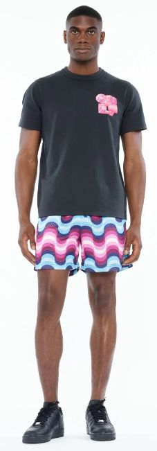 Cult Of Individuality Shorts - Mesh Shorts - Blue Wave - 625A5-MS71C