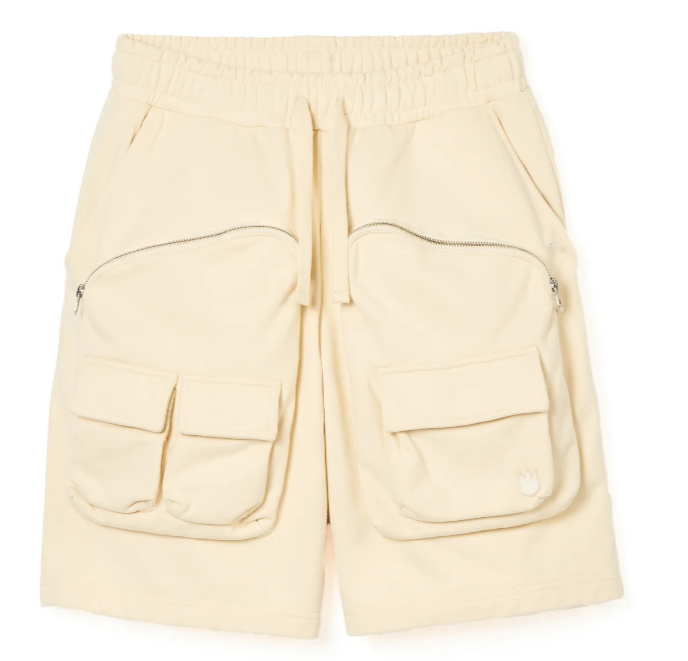 Cult Of Individuality Shorts - Cargo Shorts - Winter White - 625A4-CS72A