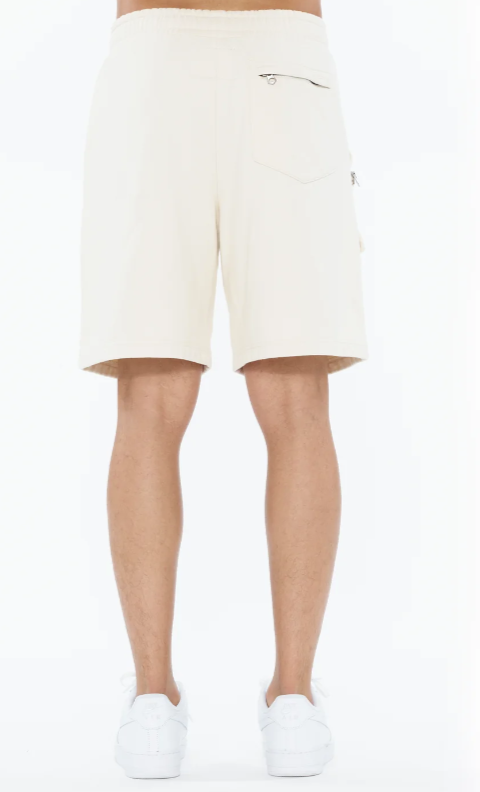 Cult Of Individuality Shorts - Cargo Shorts - Winter White - 625A4-CS72A