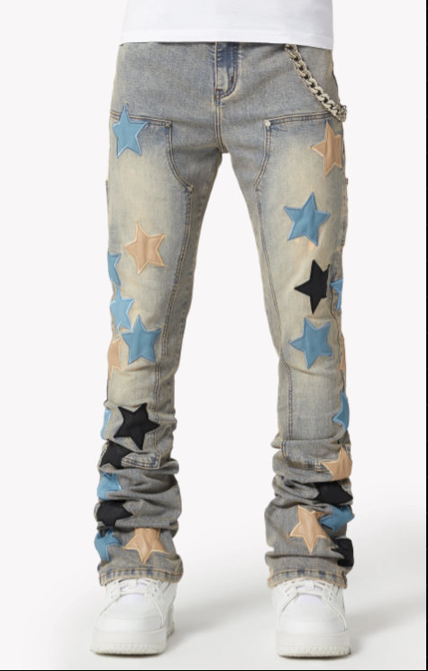 Guapi Jeans - Vintage Stars Denim - Powder Blue - GJVSDPB1