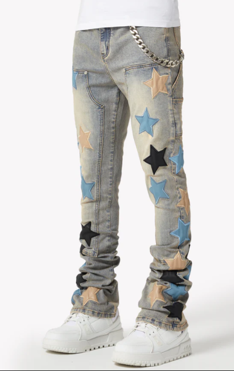 Guapi Jeans - Vintage Stars Denim - Powder Blue - GJVSDPB1