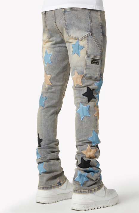 Guapi Jeans - Vintage Stars Denim - Powder Blue - GJVSDPB1
