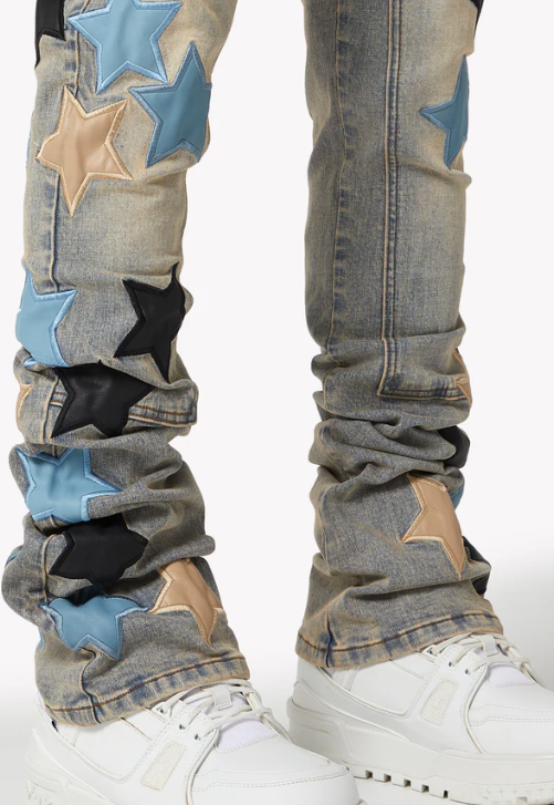 Guapi Jeans - Vintage Stars Denim - Powder Blue - GJVSDPB1