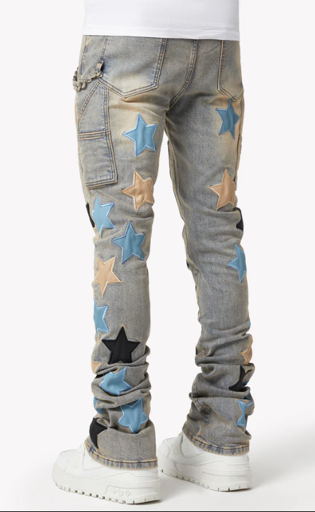Guapi Jeans - Vintage Stars Denim - Powder Blue - GJVSDPB1