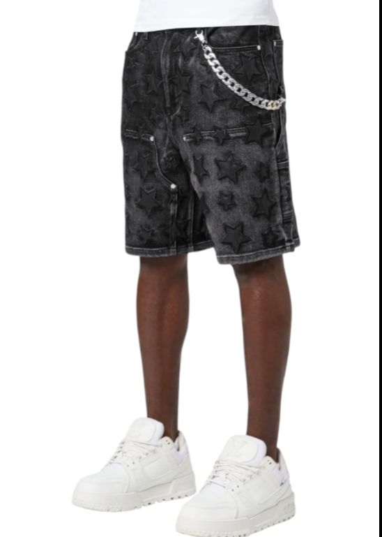 Guapi Shorts - All Stars Denim Shorts - Obsidian Black - GSASDSOB3