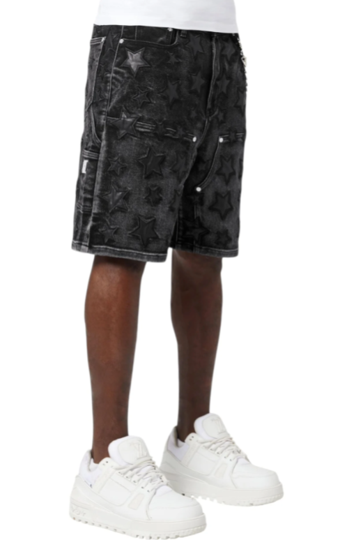Guapi Shorts - All Stars Denim Shorts - Obsidian Black - GSASDSOB3