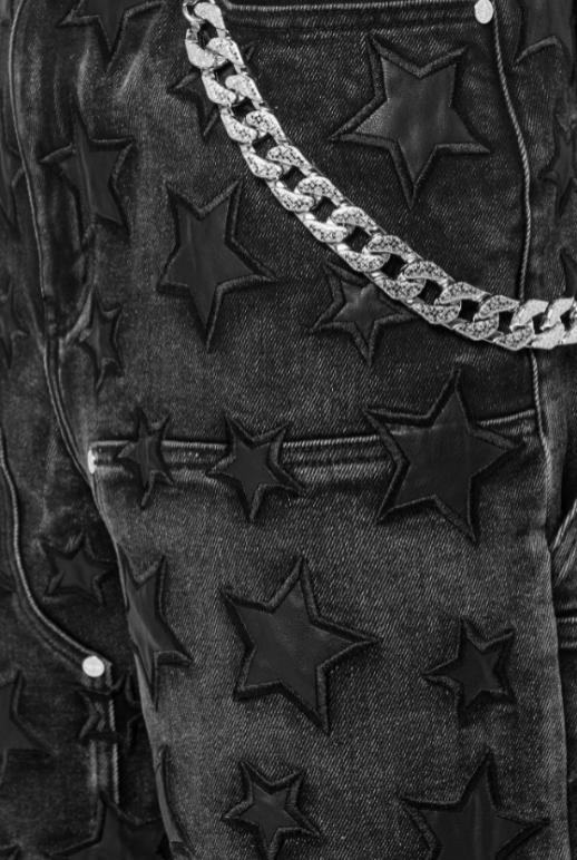 Guapi Shorts - All Stars Denim Shorts - Obsidian Black - GSASDSOB3