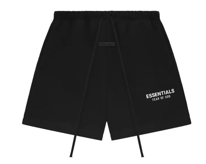 Essentials Short Set - Fleece Shortset - Jet Black - SS22-FW23