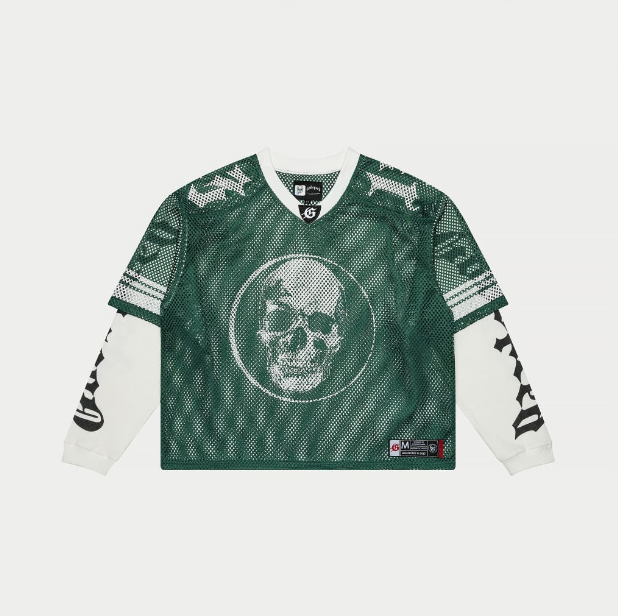 GODSPEED Sweatshirt - Mainline Collection TD Layered Jersey  Green White