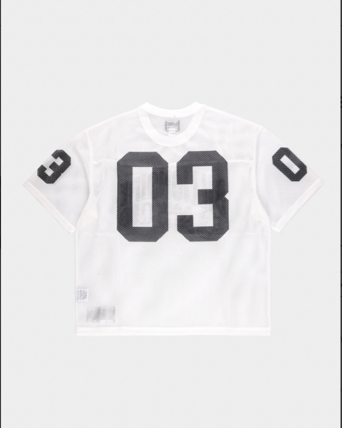 Billionaire Boys Club T-Shirt - BB Varsity SS Knit(Cropped Fit) - White - 851-6314