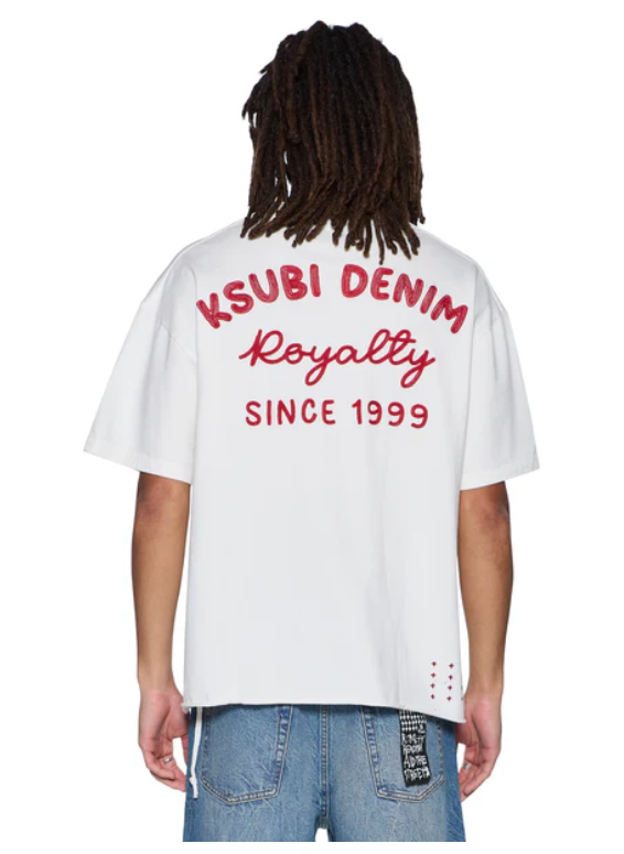 Ksubi T-Shirt - Mechanic Ekcss SS - Vintage White - MFA25TE010