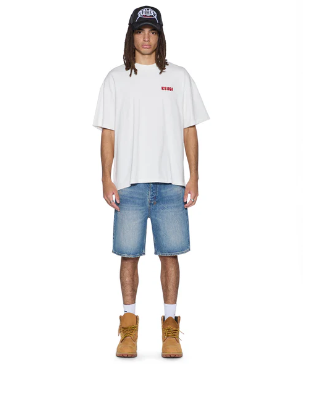 Ksubi T-Shirt - Mechanic Ekcss SS - Vintage White - MFA25TE010