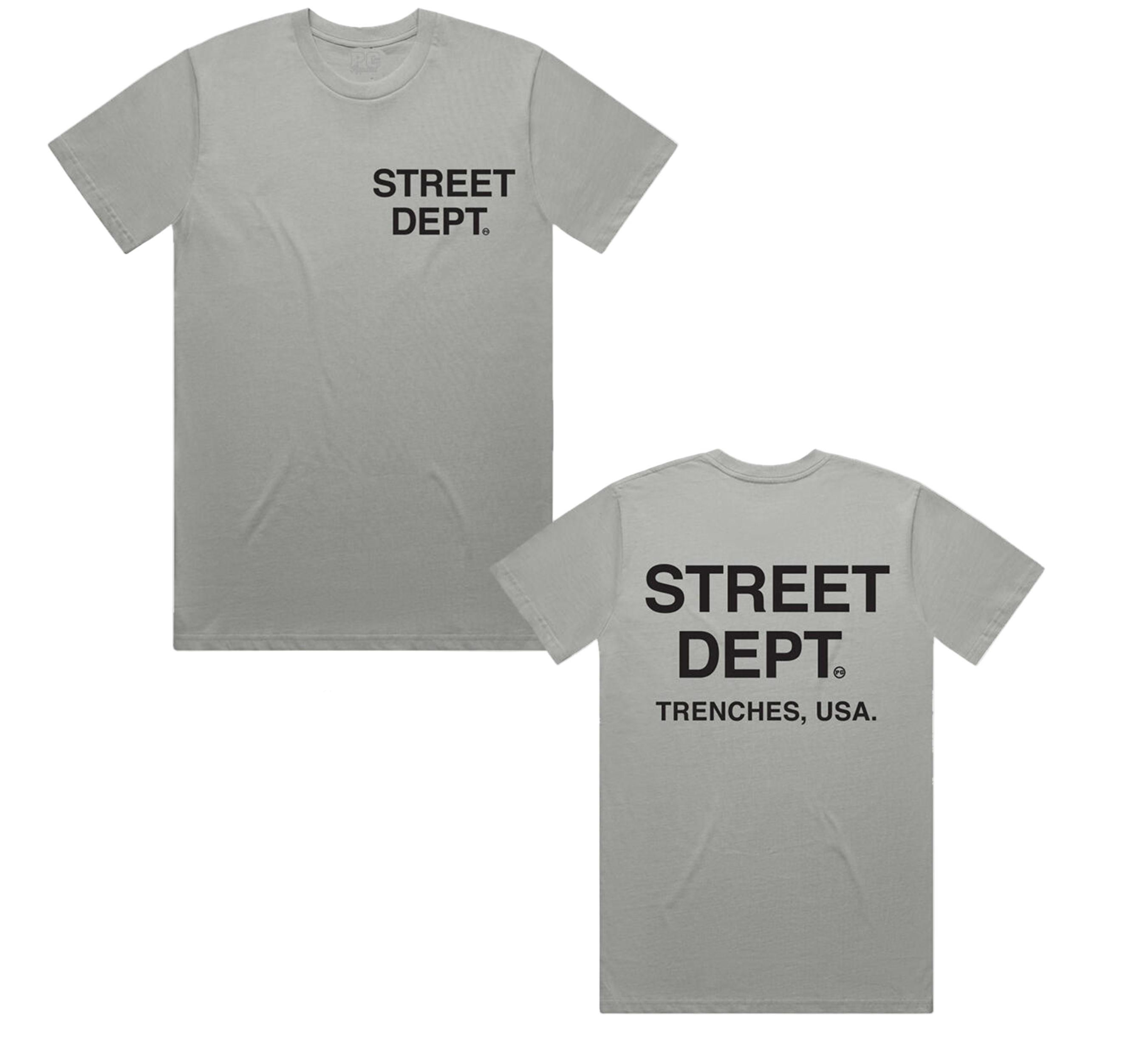 Pg Apparel T-Shirt - Street Dept - Storm Grey - STDPT100