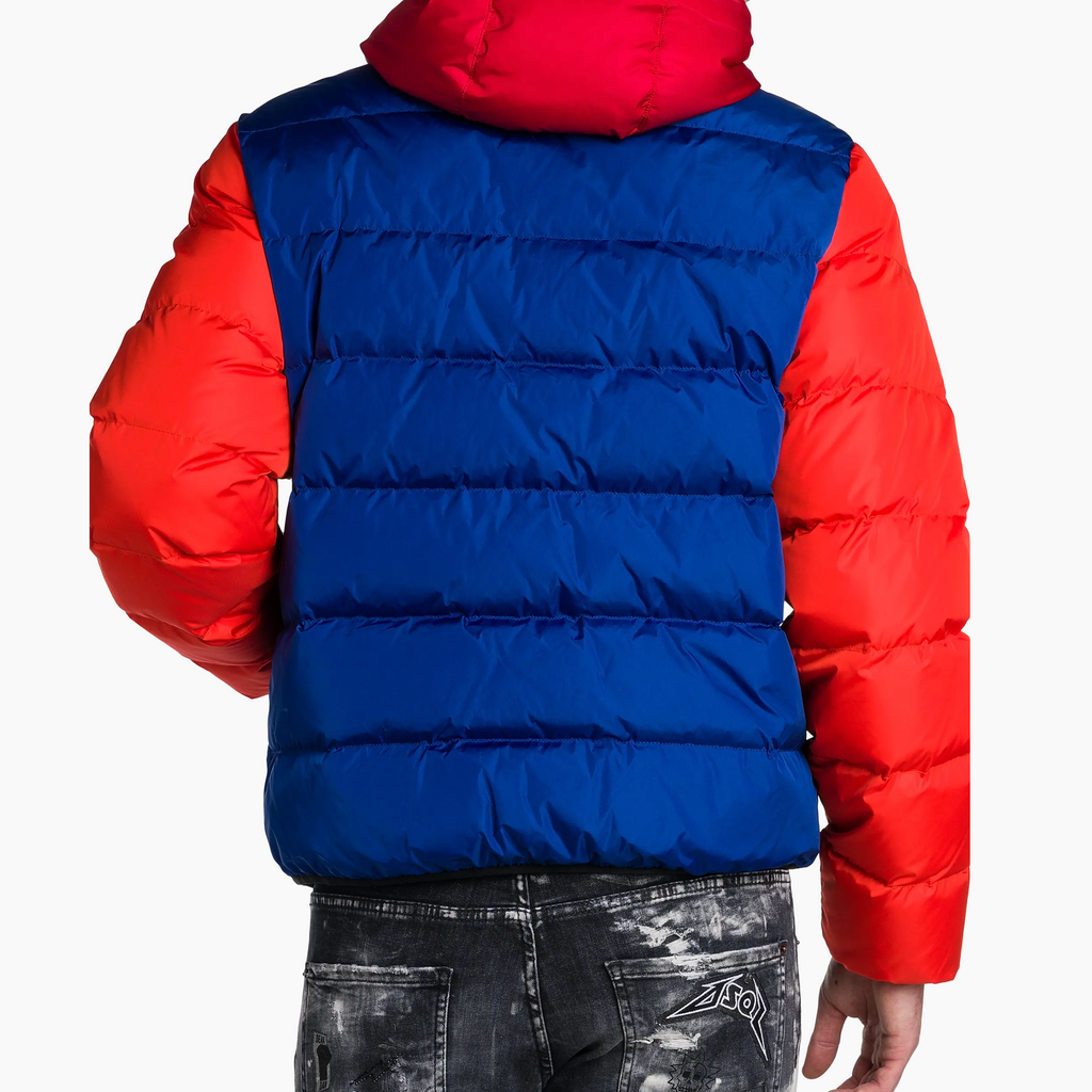 Dsquared2 Jacket - Block hood puffer - Multicolor - S71AN0306
