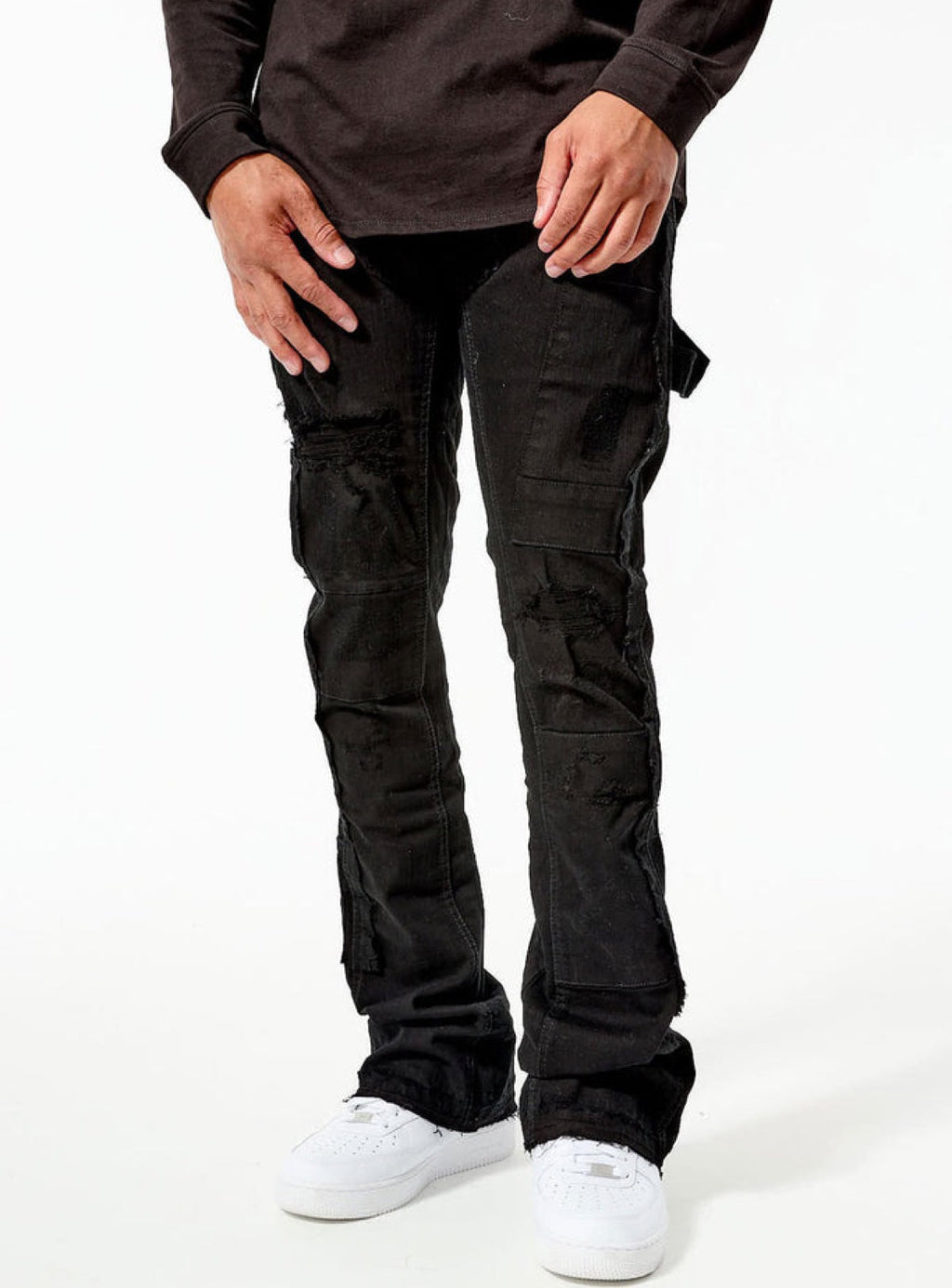 Jordan Craig Jeans - Sean Stacked - Black - JSF250A