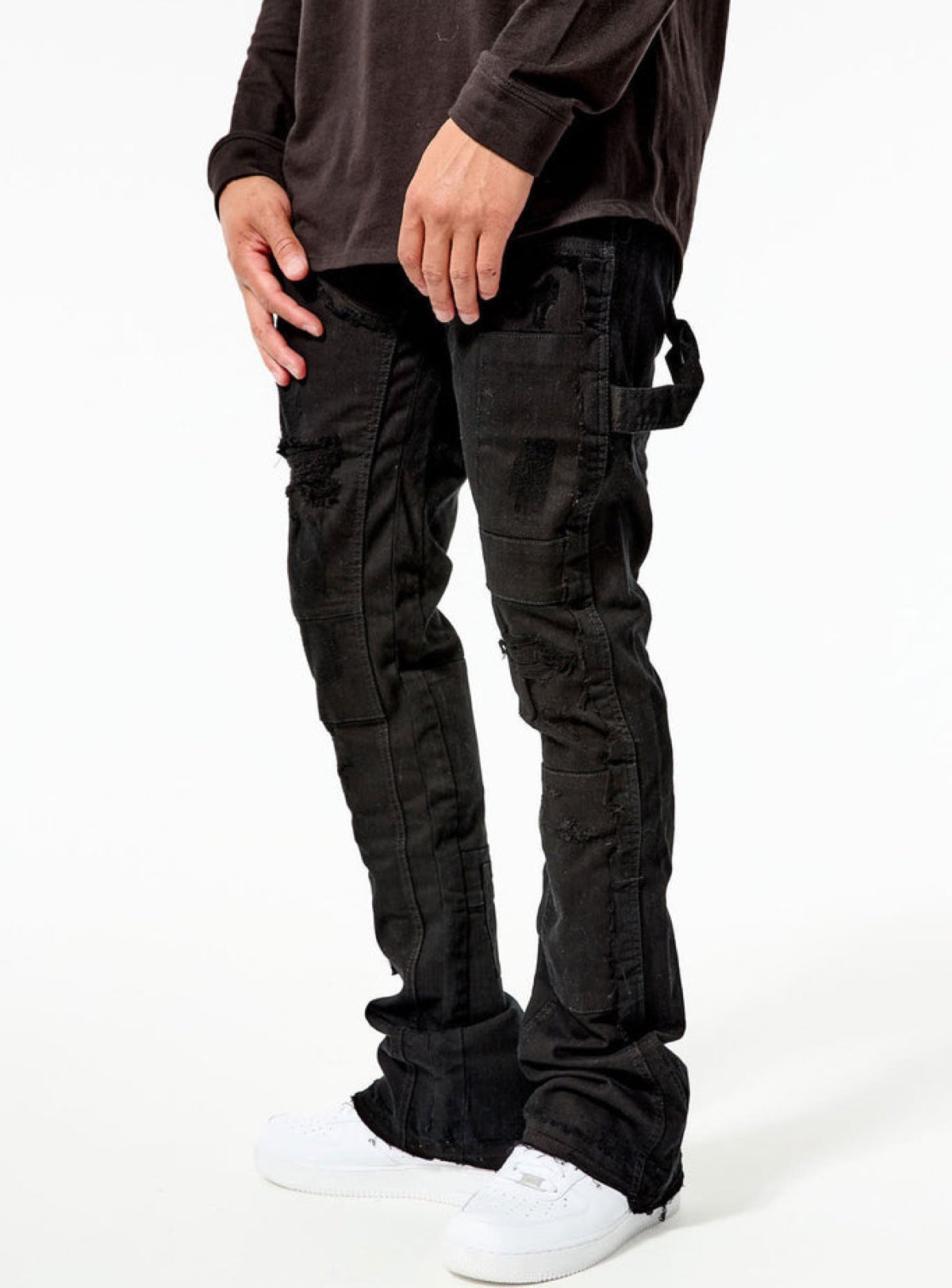 Jordan Craig Jeans - Sean Stacked - Black - JSF250A