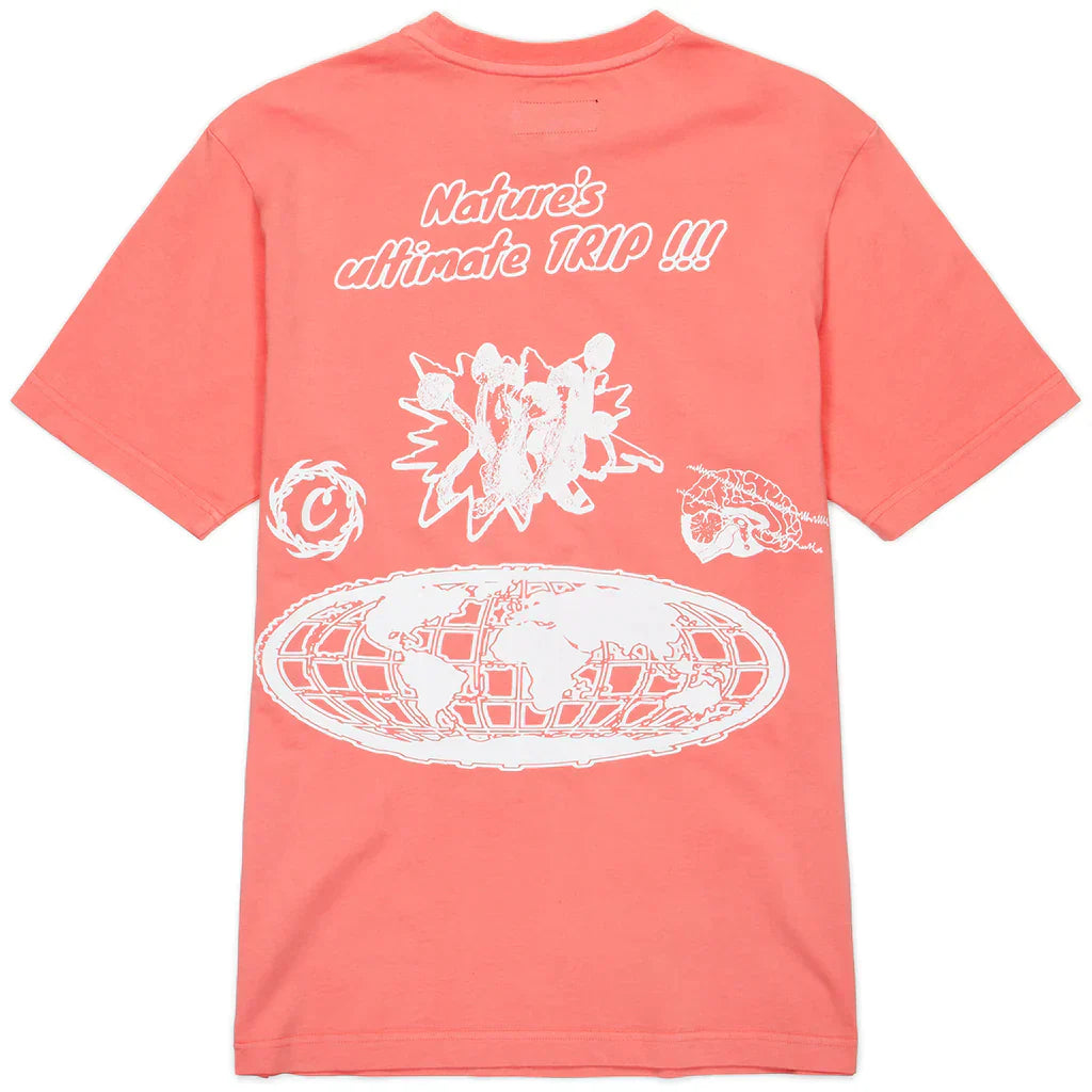 Cookies T-Shirt - Slow Burn Pigment SS Knit - Salmon - CM241KST15