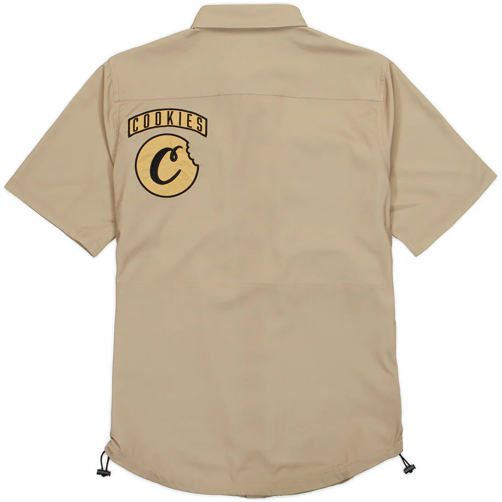 Cookies Short Set - Smoke Ops Woven - Light Khaki - CM242WST10