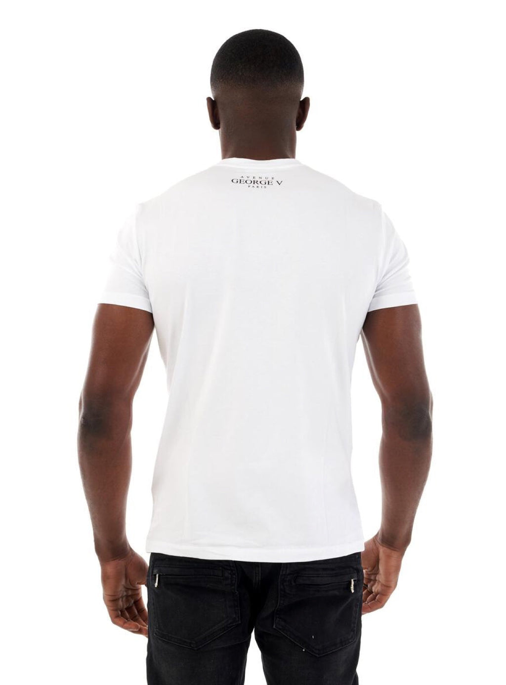 George V T-Shirt - Split - White And Red - GV2519