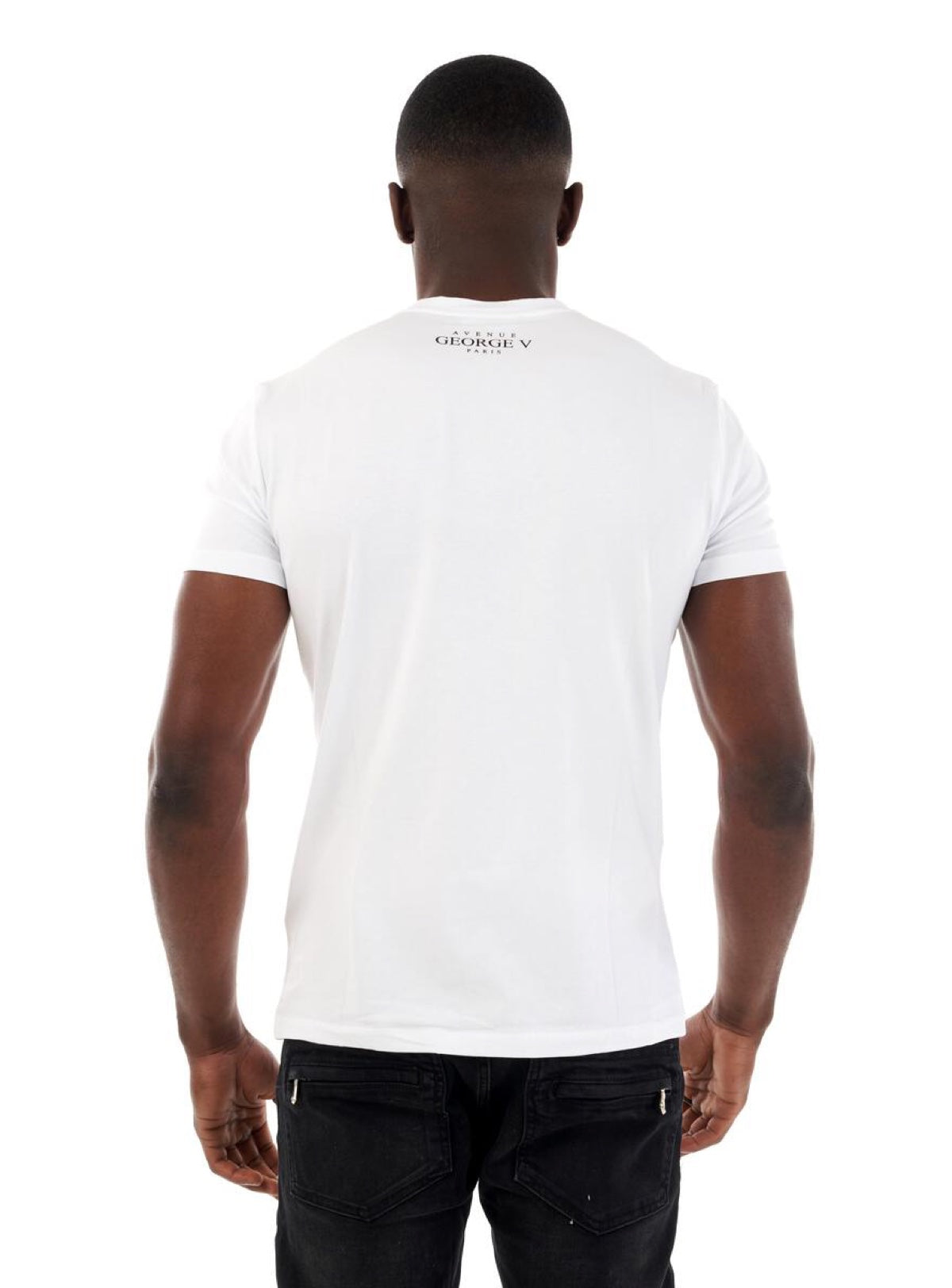 George V T-Shirt - Split - White And Red - GV2519