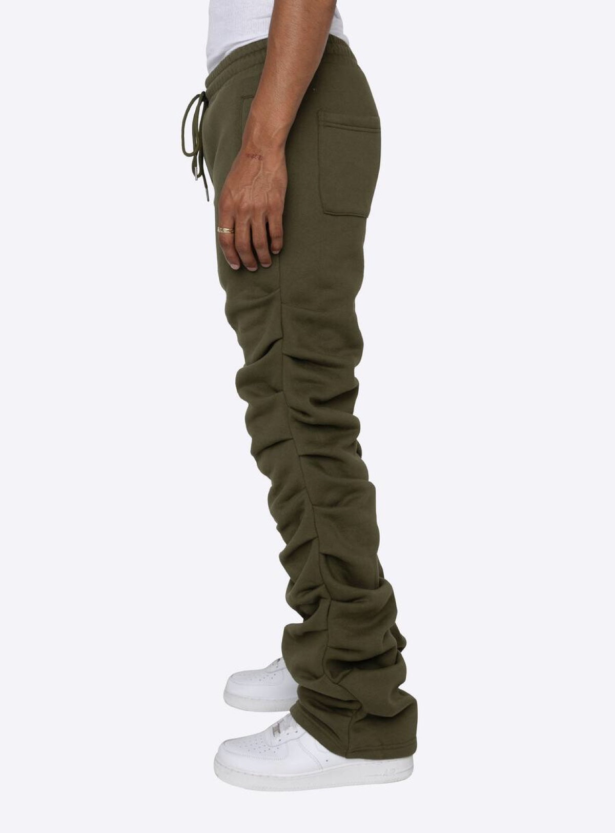 EPTM Stacked Sweatpants Solid - Olive - EP10556