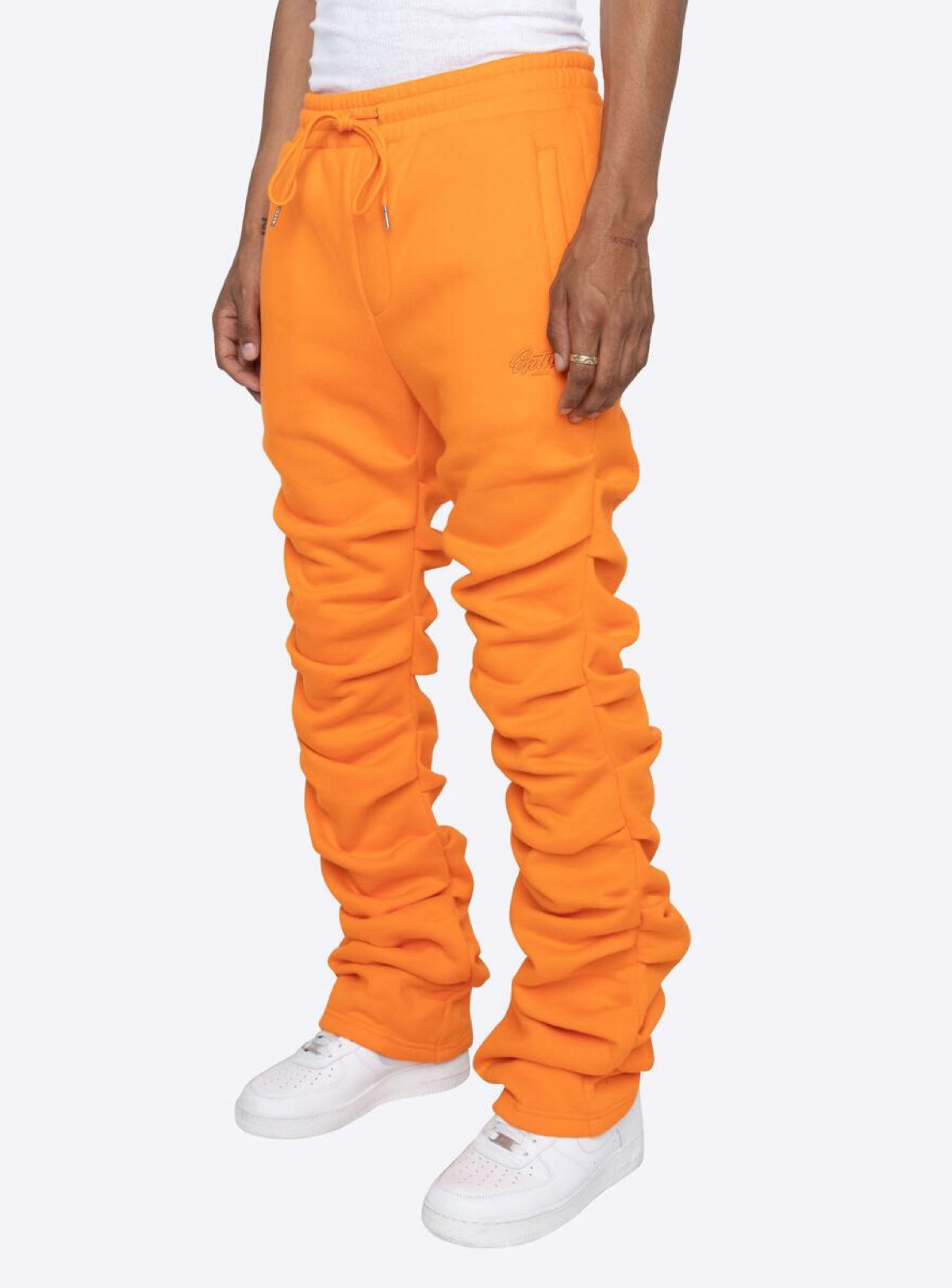 EPTM Sweatpants - Solid Stacked - Orange - EP10553