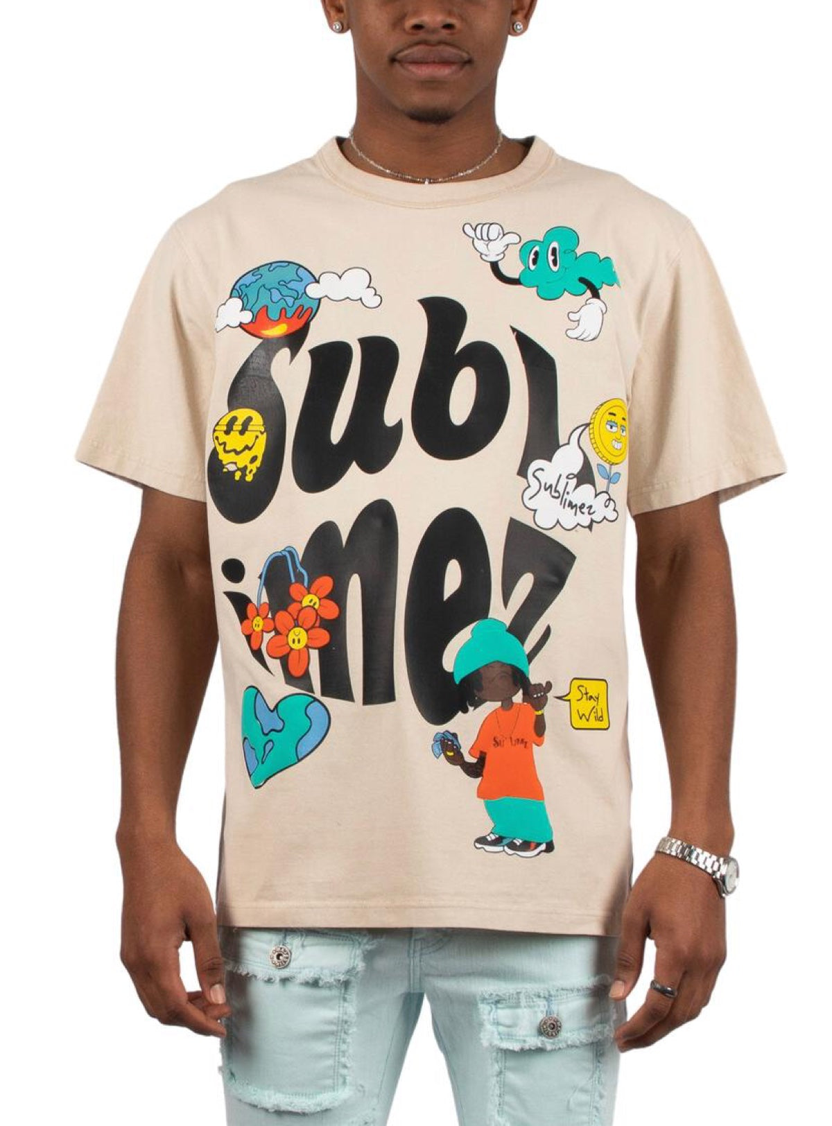 Majestik T-Shirt - Sublimez - Eggshell - TE2364