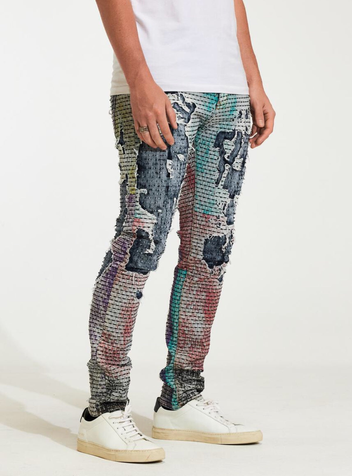 Embellish Jeans - Sunview - Red - EMBH22-200