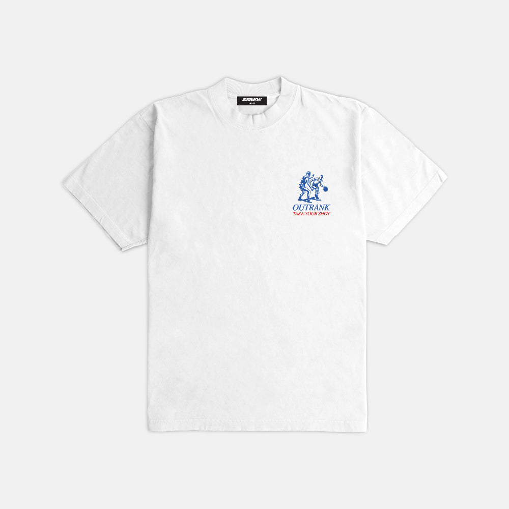 Outrank T-Shirt - Take Your Shot Embroidered Ultra Heavyweight