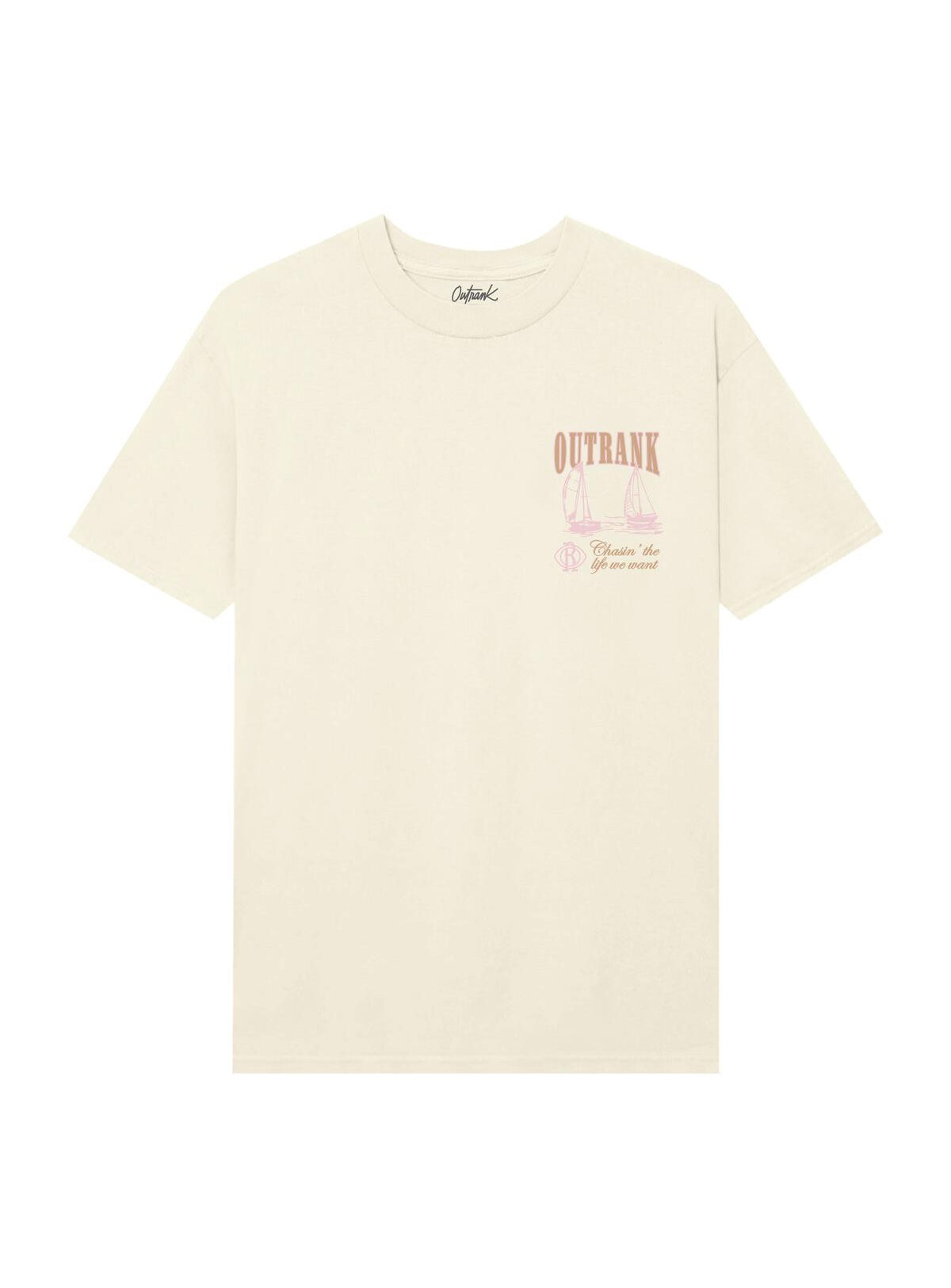 Outrank T-Shirt - The Life I Want - Vintage White - QS619
