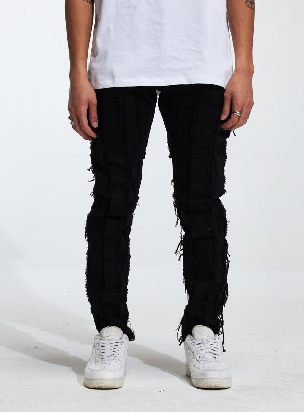 Crysp Denim Jeans - Thrash - Black - CRYF222-206