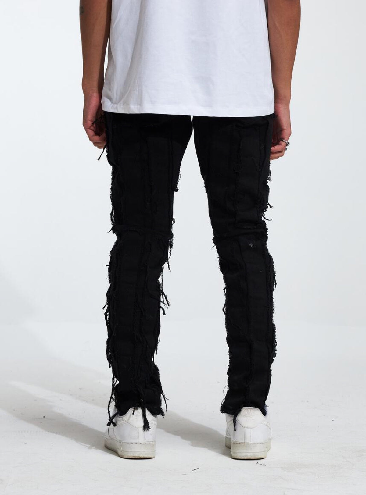 Crysp Denim Jeans - Thrash - Black - CRYF222-206