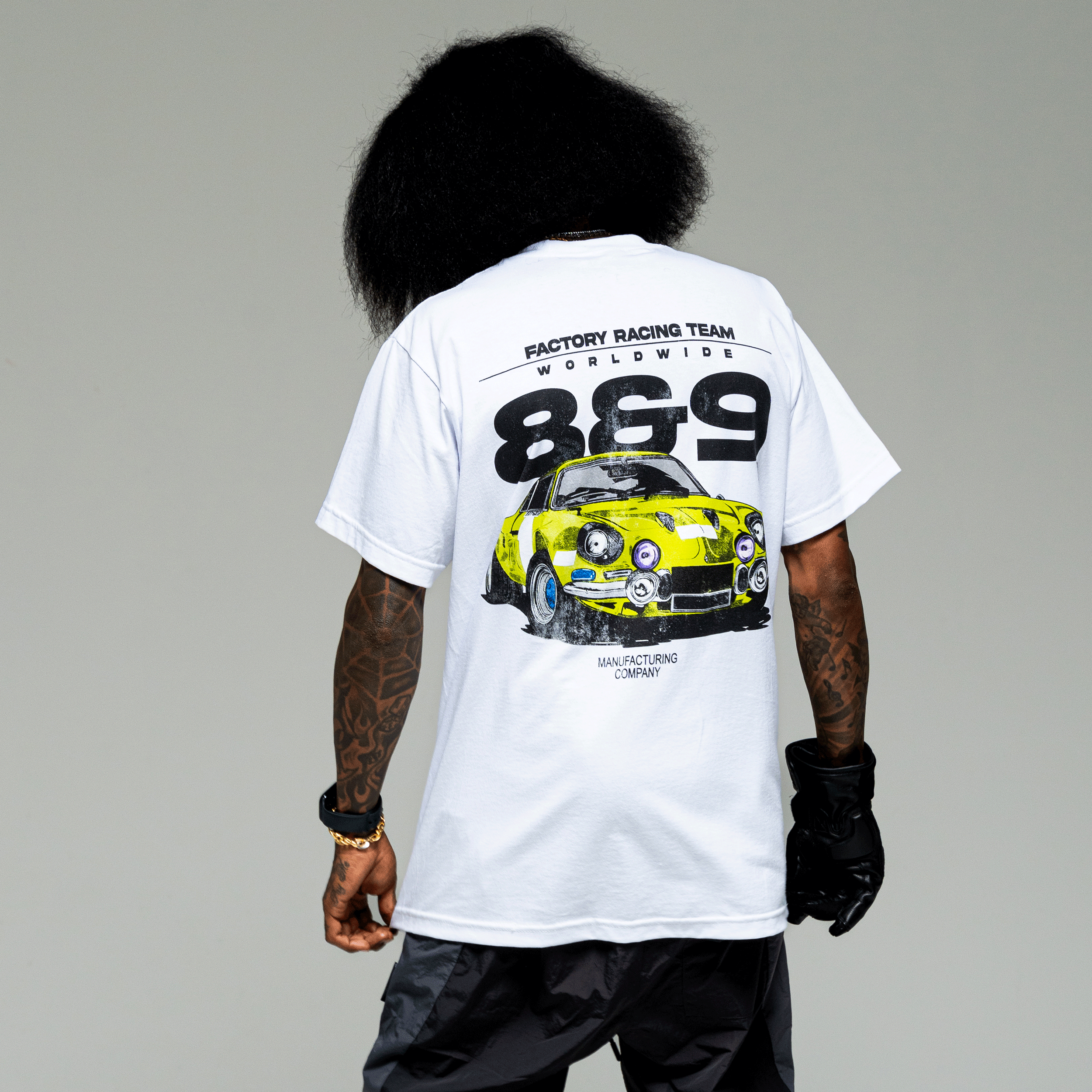 8&9 T-Shirt - Turbo White