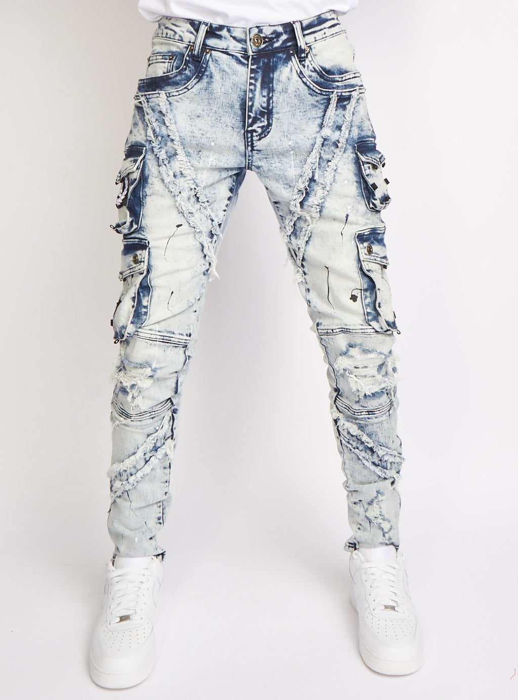 LNL Jeans - Cousy Basics - Blue Acid Wash - 504