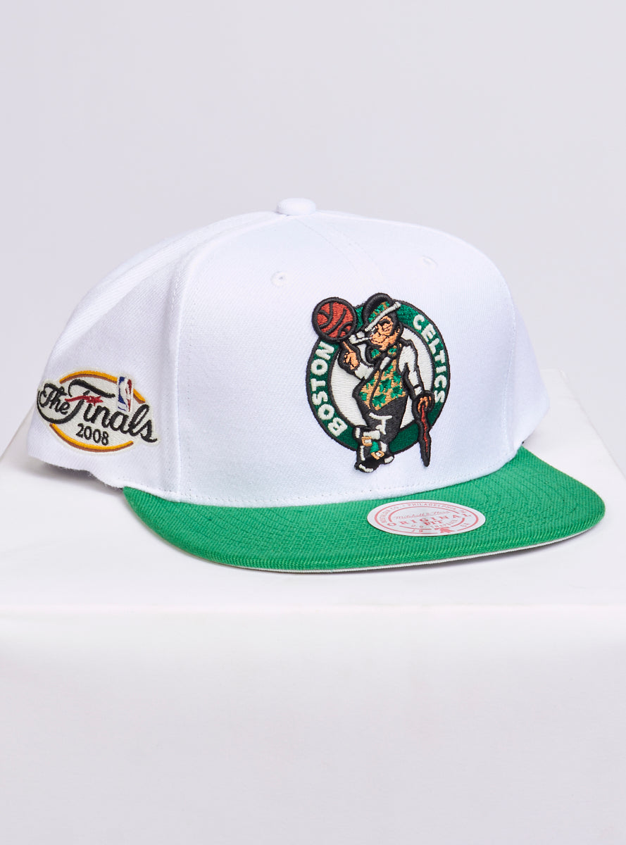 Mitchell & Ness Hat - NBA Glow Team Snapback - Celtics - White and Green - SH21010