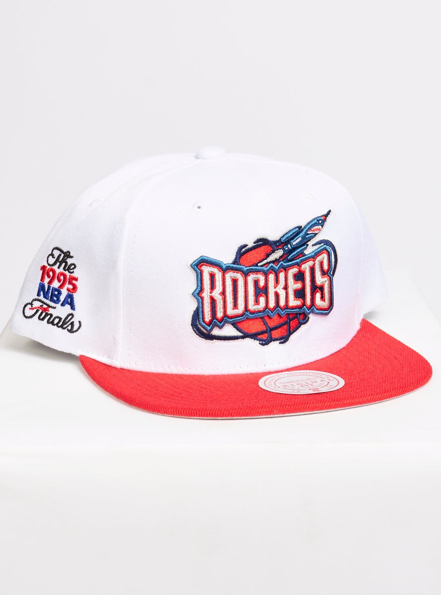 Mitchell & Ness Hat - NBA Glow Team Snapback - Rockets - White and Red - SH21010