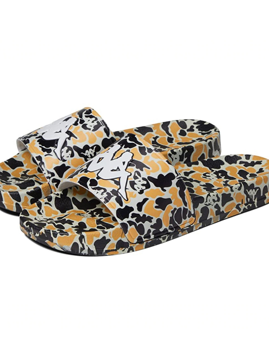 Kappa Slides - Authentic Archie 1 - Black-Grey-Yellow - 371B52W