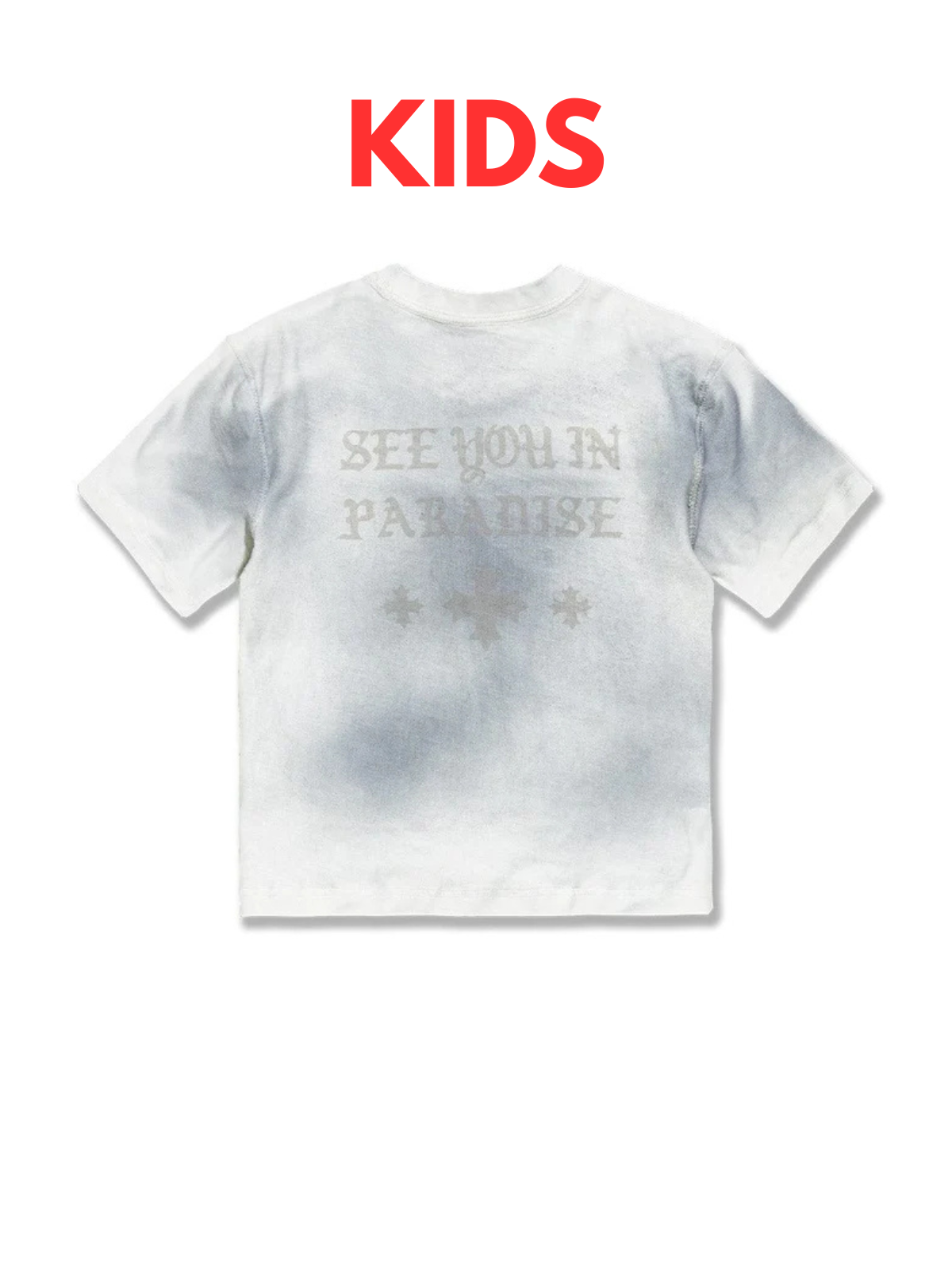 Jordan Craig T-Shirt - Kids SYIP Inside Out Cropped - Arctic Grey - 9209A